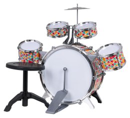 Zestaw Perkusja Kolorowa + Krzesełko