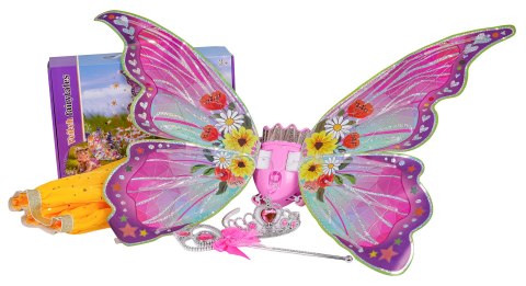 Zestaw Skrzydeł Motyla + Żółta Sukienka