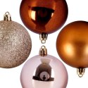 Bombki Choinkowe Bursztynowe Nietłukące 7 cm 6 szt. ORION Dekoracyjne