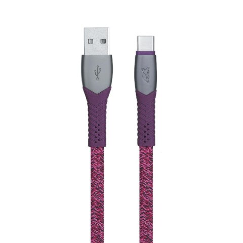 KABEL USB-C TO USB2 1.2M RED PS6102 RD12 RIVACASE