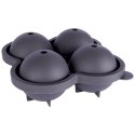 Forma do Kostek Lodu EXCELLENT Kule 8 cm Silikonowa na 4 szt.