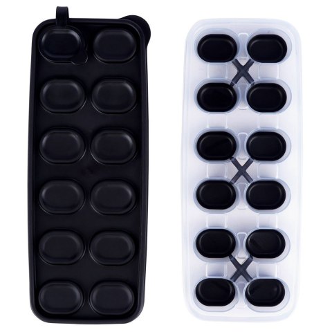 Forma do Kostek Lodu VILDE z Pokrywką 25 cm Silikonowa Podstawa 12 szt.