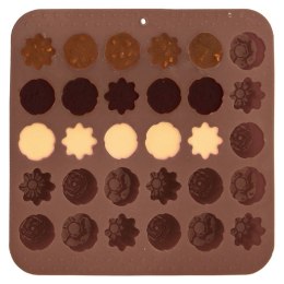 Forma do Pralin ORION SILLINIE Kwiaty Silikonowa na 30 szt. do Zmywarki