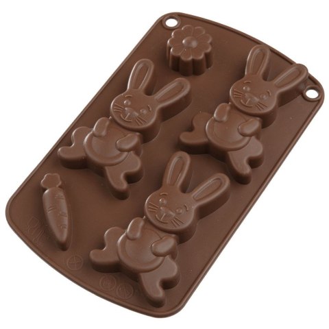 Forma do Pralin ORION SILLINIE Zajączek 21 x 13 cm Silikonowa Wielkanoc