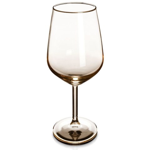 Kieliszek do Wina Szklany Bursztynowy Klasyczny Solidny VILDE 490 ml