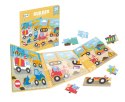 Magnetyczne Puzzle Plac Budowy + Książeczka