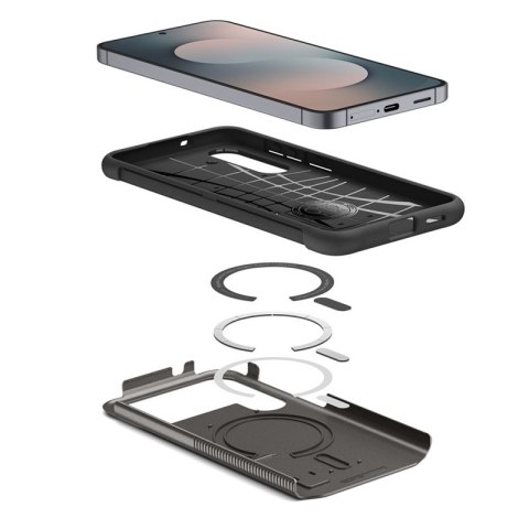 Spigen Slim Armor Mag MagSafe - Etui do Samsung Galaxy S25 FE (Gunmetal)