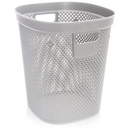 Kosz na Śmieci Biurowy Szary 12,5 L HOBBY LIFE Wytrzymały i Pojemny