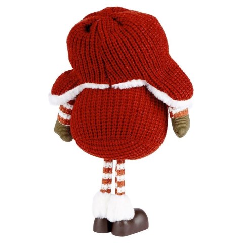 Figurka Świąteczna Skrzat VILDE 39 cm Czerwony Stojący Dekoracyjny