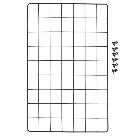 Kratka na Zdjęcia Metalowa Czarna 58 x 36 cm VILDE Uniwersalna