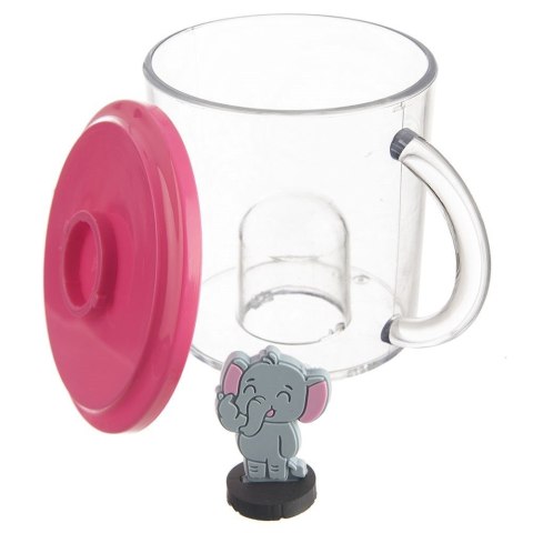 Kubek z Figurką dla Dziecka Słoń 240 ml ORION Tritan BPA Free do Zmywarki