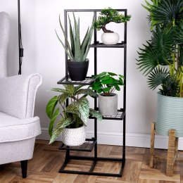 Kwietnik Stojak na Kwiaty 4-Poziomowy Kaskada Metalowy Loft VILDE 102 cm