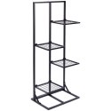 Kwietnik Stojak na Kwiaty 4-Poziomowy Kaskada Metalowy Loft VILDE 102 cm