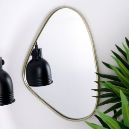 Lustro Ścienne Złote Wiszące Dekoracyjne Solidne Trwałe VILDE 28 x 40 cm