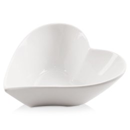 Miseczka Porcelanowa Serce 13 x 11 cm 180 ml do Zmywarki i Mikrofali ORION