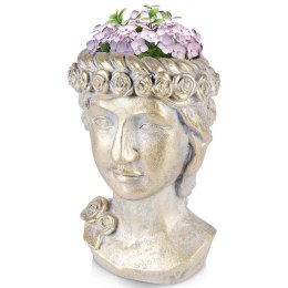 Osłonka na Doniczkę Złota Głowa Ozdobna Dekoracyjna VILDE 33 cm