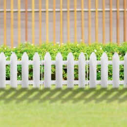 Płotek ogrodowy biały 20x15 cm 10 szt.