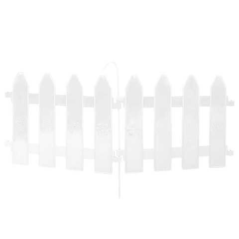 Płotek ogrodowy biały 20x15 cm 10 szt.