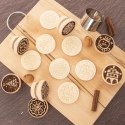 Stempel do Ciastek Drewniany Bałwan Pierników Dekoracja 5,5 cm ORION
