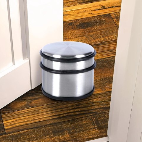 Stoper do Drzwi Ciężki Stalowy Gumowany Ogranicznik bez Montażu EH