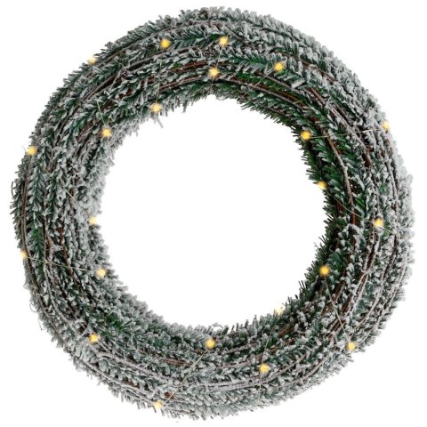 Stroik Ozdoba Świecący 30 LED Świąteczny Wiszący Solidny Trwały VILDE 40 cm