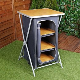 Szafka Turystyczna Składana Kempingowa z Torbą 60 x 53 x 97 cm RED