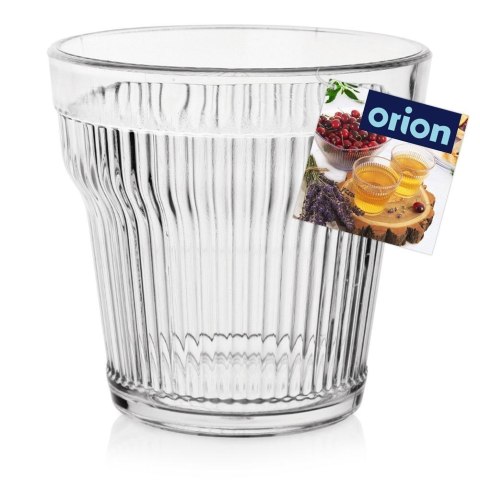 Szklanka Akrylowa CHARISMA Plastikowa Ryflowana Turystyczna 350 ml ORION