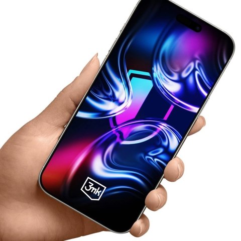 3mk HardGlass Max - Szkło hartowane z aplikatorem do iPhone 16 Pro / iPhone 17 (Czarny)