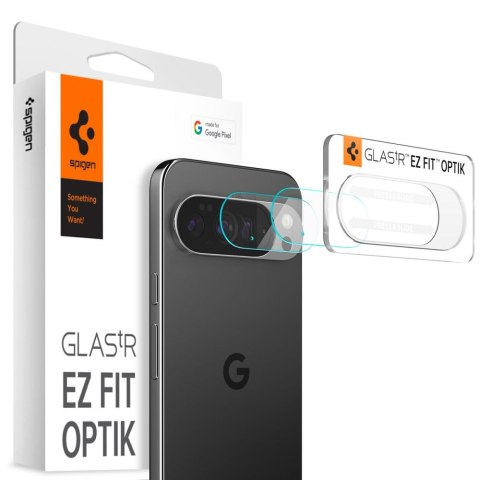 Spigen Optik GLAS.TR Camera Protector 2-Pack - Szkło ochronne na obiektyw do Google Pixel 10 Pro (Crystal Clear)