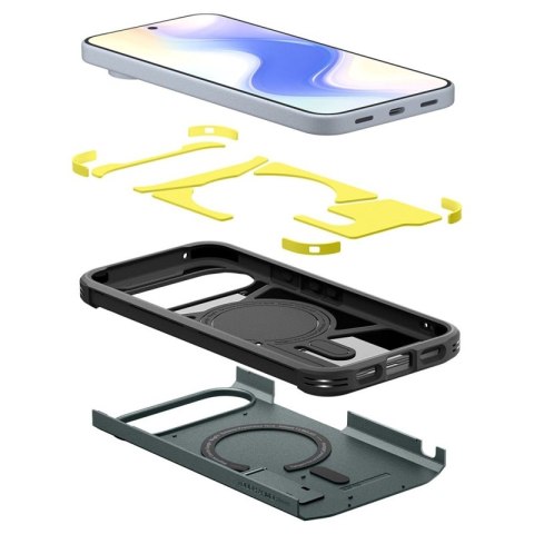 Spigen Tough Armor Mag MagSafe - Etui do Google Pixel 10 / 10 Pro (Abyss Green)