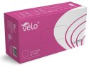 VELO NITRILE PINK XS Różowe rękawice nitrylowe zabiegowe bezpudrowe, 100 szt.