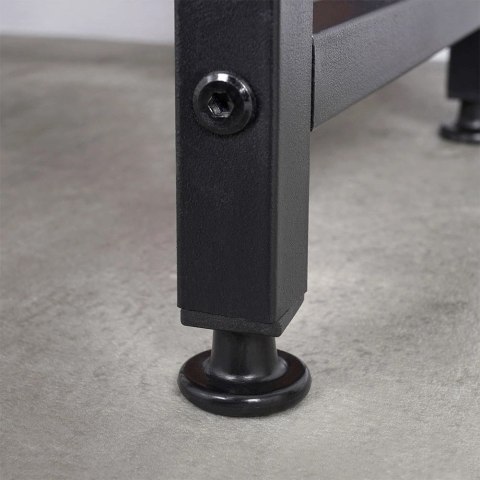 Wieszak Na Ręczniki Stojący Metalowy Czarny Solidny VILDE 45,5x25,5x84 cm