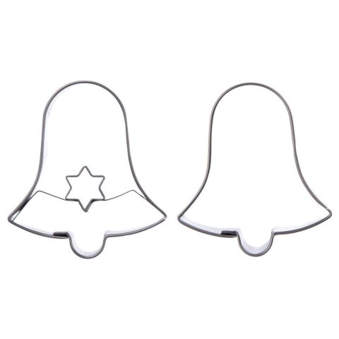 Wykrawacz do Ciastek Dzwonek 4,6 cm 2 szt. Stal Nierdzewna Solidny ORION