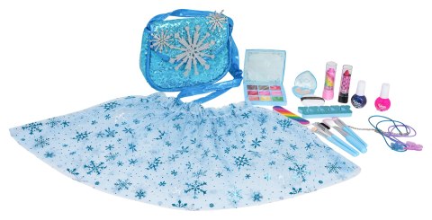 Zestaw do Makijażu + Sukienka Lodowa Niebieska