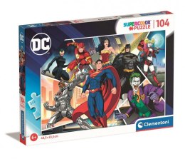 Clementoni: Puzzle 104el. - Dc Comics