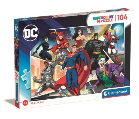Clementoni: Puzzle 104el. - Dc Comics