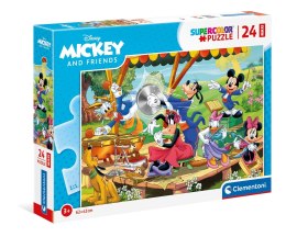 Clementoni: Puzzle 24el. Maxi - Mickey i Przyjaciele