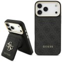 Guess Bundle Pack MagSafe 4G - Zestaw etui + portfel MagSafe do iPhone 17 Pro Max (czarny)
