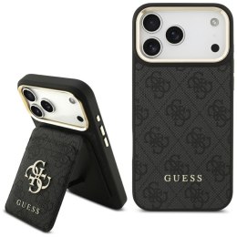 Guess Bundle Pack MagSafe 4G - Zestaw etui + portfel MagSafe do iPhone 17 Pro Max (czarny)