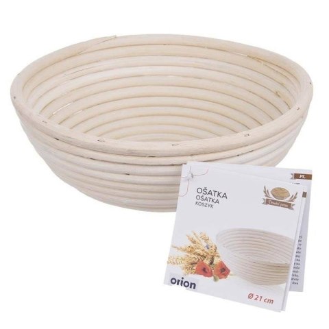 Koszyk do Wyrastania Ciasta na Chleb Bochenek Rattanowy Solidny ORION 21 cm