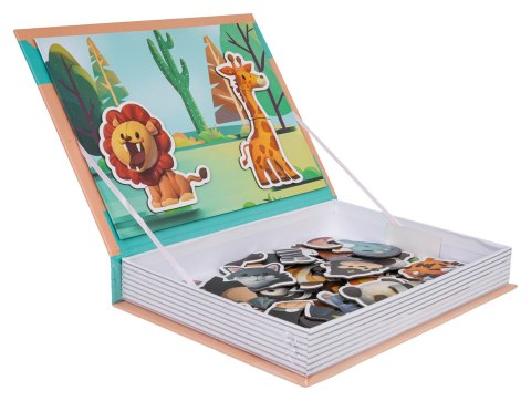 Puzzle Magnetyczne + Książeczka Safari