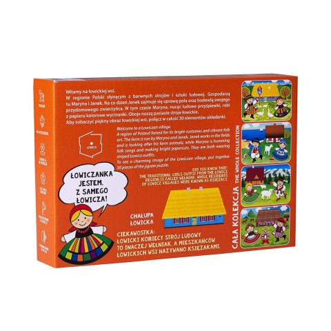 Puzzle Wioska Łowicka FOLKSTAR 30 elementów