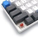 RED CORE MX60 - Gamingowa klawiatura mechaniczna typu short 60%, przełączniki mechaniczne silent RED, kolorowe podświetlenie, 68