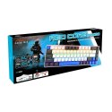 RED CORE MX60 - Gamingowa klawiatura mechaniczna typu short 60%, przełączniki mechaniczne silent RED, kolorowe podświetlenie, 68