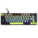 RED CORE MX60 - Gamingowa klawiatura mechaniczna typu short 60%, przełączniki mechaniczne silent RED, kolorowe podświetlenie, 68
