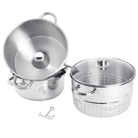 Sokownik Stalowy 8 L na Owoce Wielofunkcyjny Indukcja Parowar ORION