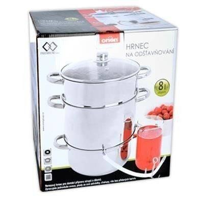 Sokownik Stalowy 8 L na Owoce Wielofunkcyjny Indukcja Parowar ORION