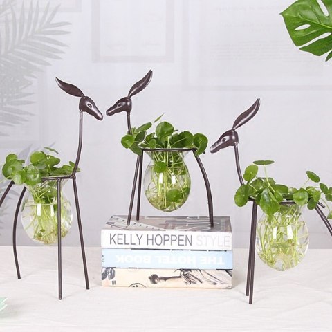 Wazon hydroponiczny, skandynawski - jeleń duży