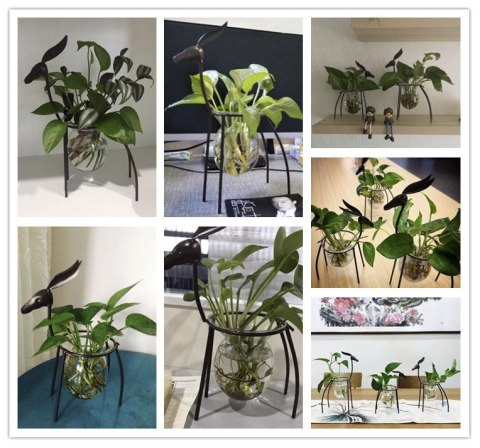 Wazon hydroponiczny, skandynawski - jeleń duży