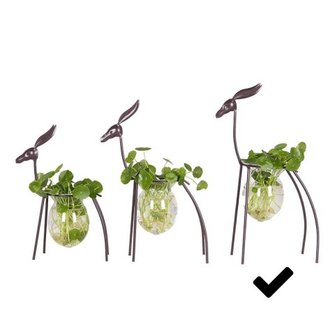 Wazon hydroponiczny, skandynawski - jeleń duży